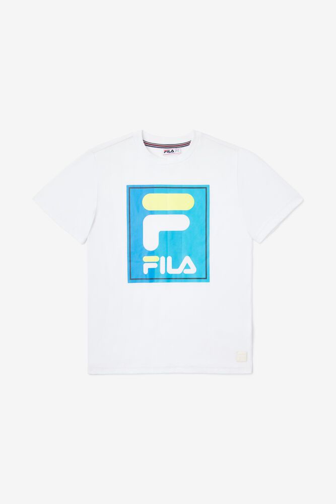 Fila T-Shirt Tavares Kids White - India OJK-324975